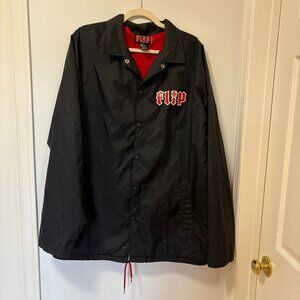 Vintage Flip Skateboards Jacket Black Red Light Jacket 90s Skater Size XL